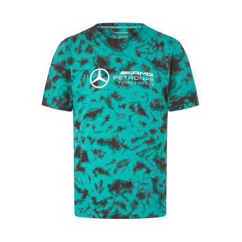 Mercedes AMG Petronas férfi póló Tie Dye F1 Team 2024