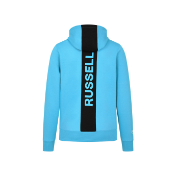 Mercedes AMG Petronas férfi kapucnis pulóver George Russell Hoody blue F1 Team 2024