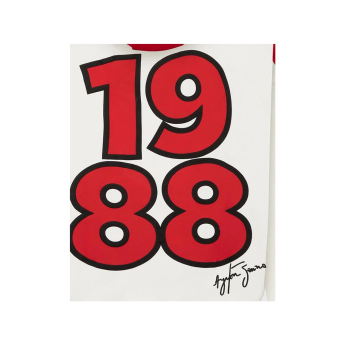 Ayrton Senna férfi kapucnis pulóver McLaren x Ayrton Senna F1 2024