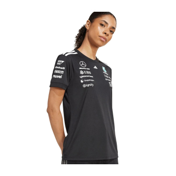 Mercedes AMG Petronas női póló official Teamline Replica black F1 Team 2025