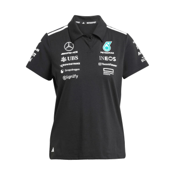Mercedes AMG Petronas női póló official Teamline Replica black F1 Team 2025