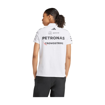 Mercedes AMG Petronas női póló official Teamline Replica white F1 Team 2025
