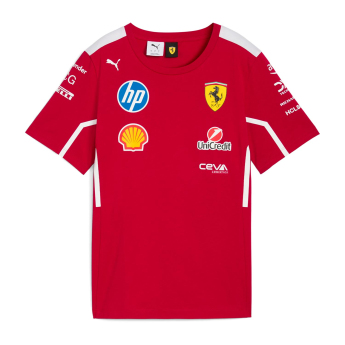 Ferrari férfi póló official Teamline Replica F1 Team 2025