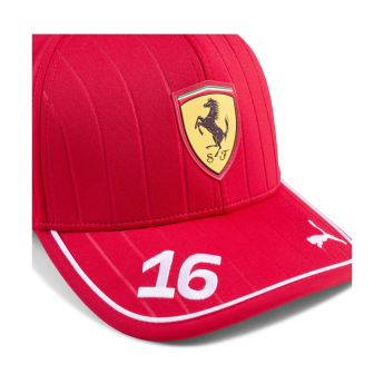 Ferrari gyerek baseball sapka Leclerc official Teamline Replica F1 Team 2025