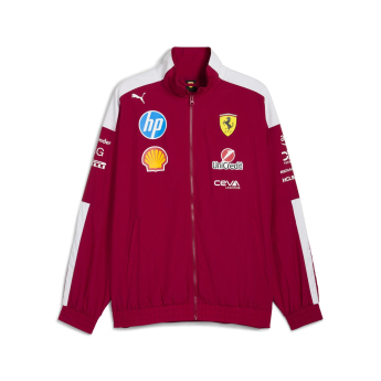 Ferrari férfi póló Drivers T7 official Teamline Replica red F1 Team 2025