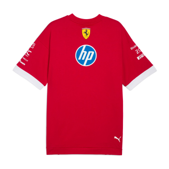 Ferrari férfi póló official Teamline Replica red F1 Team 2025