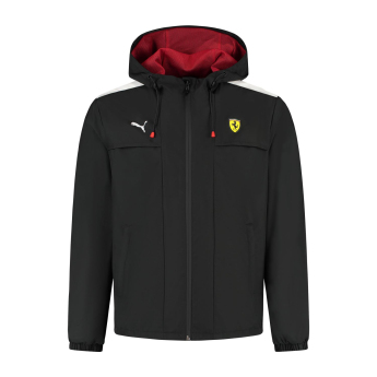Ferrari férfi kapucnis kabát Rain black F1 Team 2025