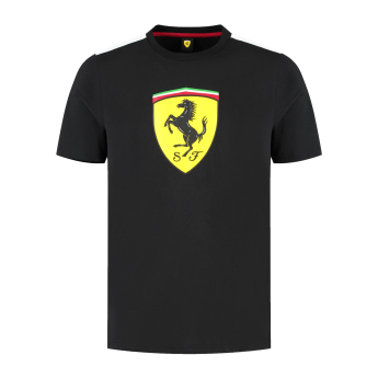 Ferrari férfi póló Shield black F1 Team 2025