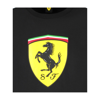 Ferrari gyerek póló Shield black F1 Team 2025