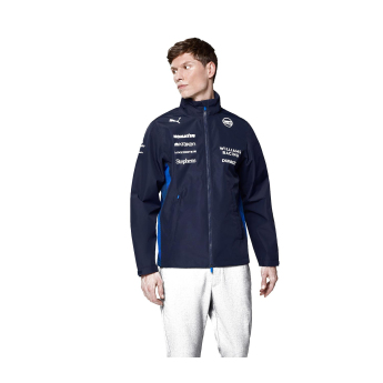 Williams férfi kapucnis kabát Rain official Teamline Replica blue F1 Team 2025