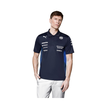 Williams pólóing official Teamline Replica black F1 Team 2025