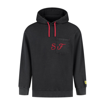 Ferrari férfi kapucnis pulóver Graphic black F1 Team 2025