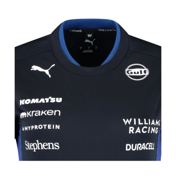 Williams női póló official Teamline Replica black F1 Team 2025