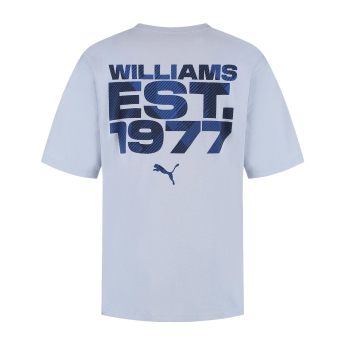 Williams férfi póló Oversized blue F1 Team 2025