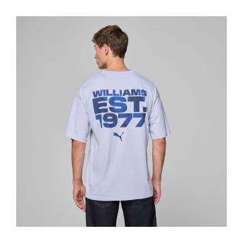 Williams férfi póló Oversized blue F1 Team 2025