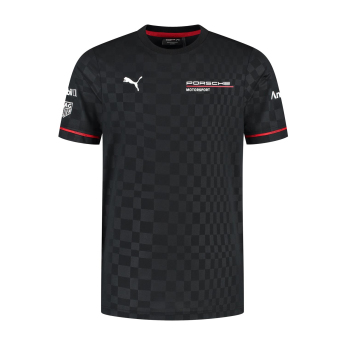 Porsche Motorsport férfi póló official Teamline Replica black 2025