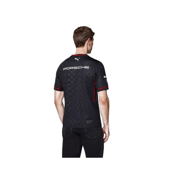 Porsche Motorsport férfi póló official Teamline Replica black 2025