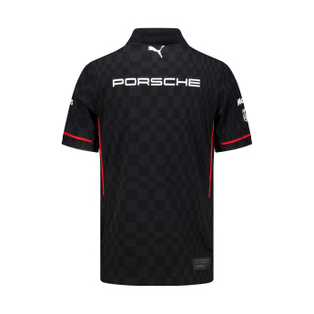 Porsche Motorsport pólóing official Teamline Replica black 2025