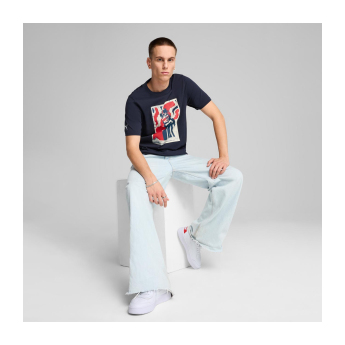 Forma 1 férfi póló Silverstone GP blue 2025