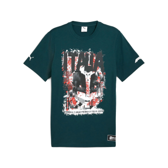 Forma 1 férfi póló Monza GP green 2025