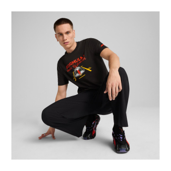 Forma 1 férfi póló DTS Graphic black F1 Team 2025