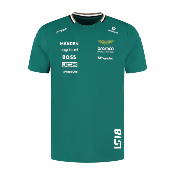 Aston Martin férfi póló Stroll green F1 Team 2025