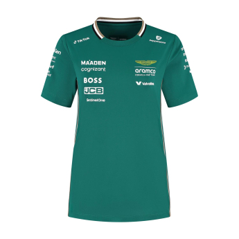 Aston Martin női póló official Teamline Replica green F1 Team 2025