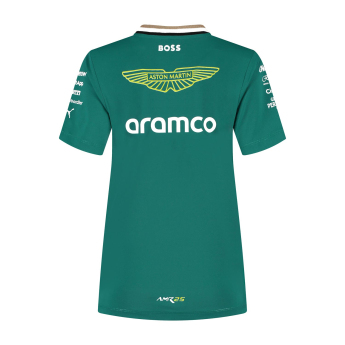 Aston Martin női póló official Teamline Replica green F1 Team 2025