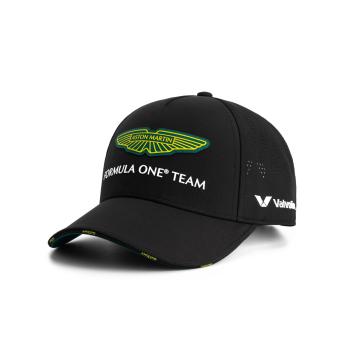 Aston Martin baseball sapka official Teamline Replica black F1 Team 2025