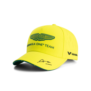 Aston Martin baseball sapka Alonso official Teamline Replica yellow F1 Team 2025