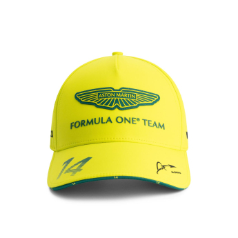 Aston Martin baseball sapka Alonso official Teamline Replica yellow F1 Team 2025