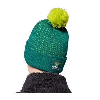 Aston Martin téli sapka official Teamline Replica green F1 Team 2025