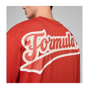 Forma 1 férfi póló Heritage Logo Red F1 Team 2025