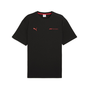 Forma 1 férfi póló Essential Relaxed Logo black F1 Team 2025