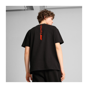Forma 1 férfi póló Essential Relaxed Logo black F1 Team 2025