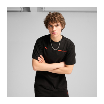 Forma 1 férfi póló Essential Relaxed Logo black F1 Team 2025