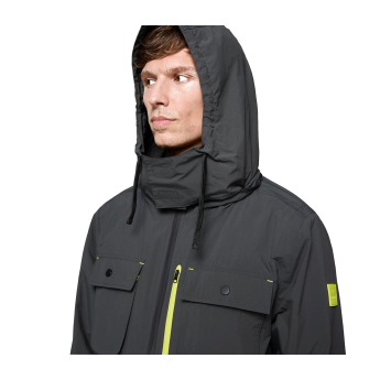 Aston Martin férfi kapucnis kabát Rain 6 pocket F1 Team 2025