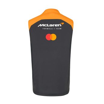 Mclaren Honda férfi mellény official Teamline Replica grey F1 Team 2025