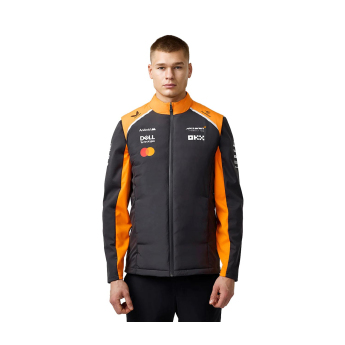 Mclaren Honda férfi mellény official Teamline Replica grey F1 Team 2025