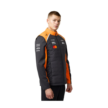 Mclaren Honda férfi mellény official Teamline Replica grey F1 Team 2025