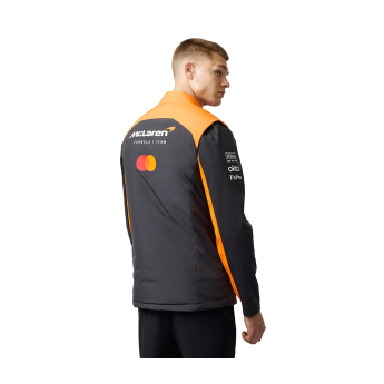 Mclaren Honda férfi mellény official Teamline Replica grey F1 Team 2025