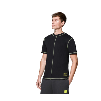 Aston Martin férfi póló Data Graphic black F1 Team 2025