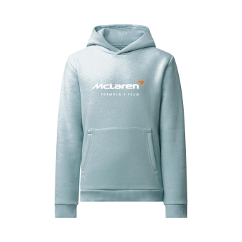 Mclaren Honda gyerek kapucnis pulóver Essential blue F1 team 2025