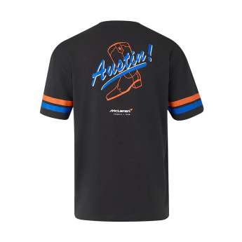 Mclaren Honda férfi póló Austin GP gray F1 Team 2025