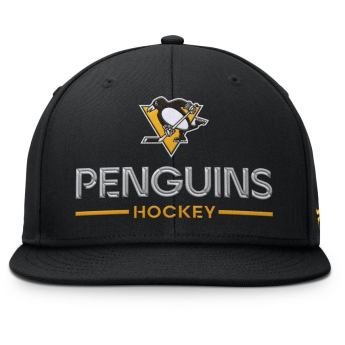 Pittsburgh Penguins baseball flat sapka Authentic Pro A/Cap Flat Brim Square Visor Structured Adjustable