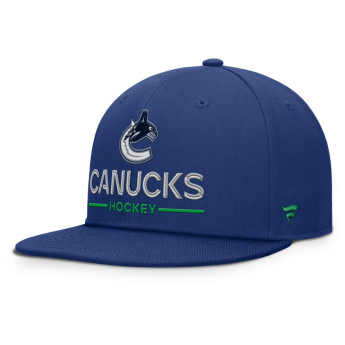 Vancouver Canucks baseball flat sapka Authentic Pro A/Cap Flat Brim Square Visor Structured Adjustable