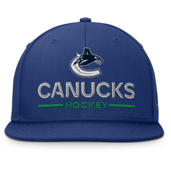 Vancouver Canucks baseball flat sapka Authentic Pro A/Cap Flat Brim Square Visor Structured Adjustable