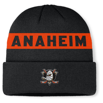 Pánská zimní čepice Anaheim Ducks NHL Authentic Pro A/Cap Cuffed Beanie