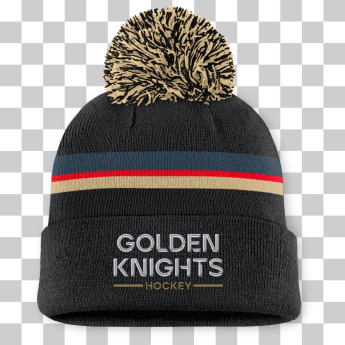 Vegas Golden Knights női téli sapka Authentic Pro W/Cap Cuffed Pom Beanie