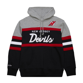 New Jersey Devils férfi kapucnis pulóver Head Coach Hoodie Current Logo